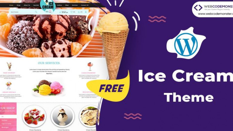 Ice Cream WordPress Theme
