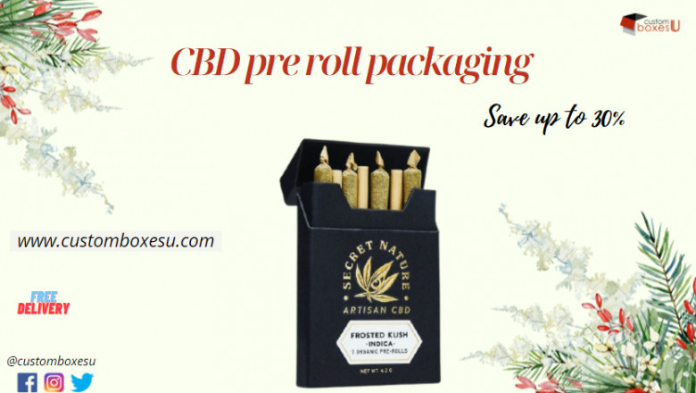 Our eco-friendly CBD pre roll boxes