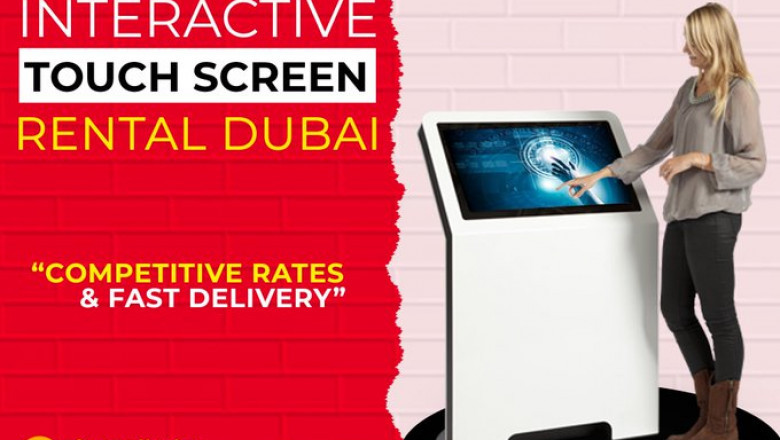 How can Touch Screen Rentals in Dubai Enhance Your Events?
