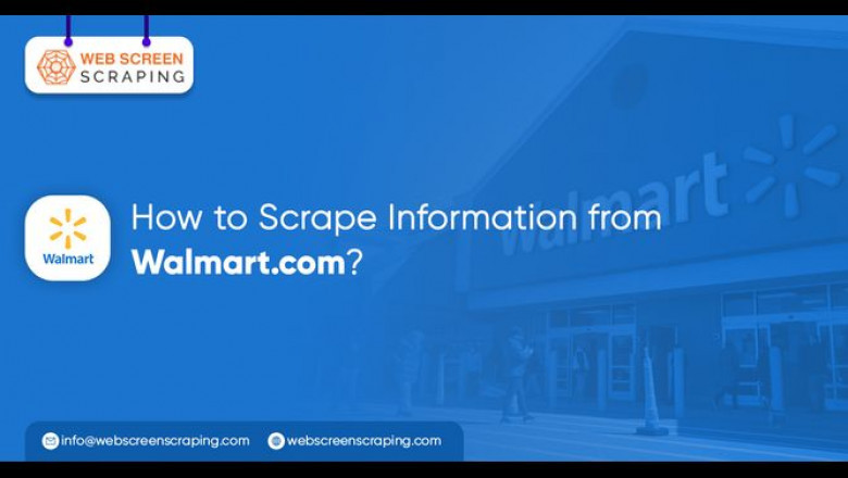 How To Scrape Information From Walmart