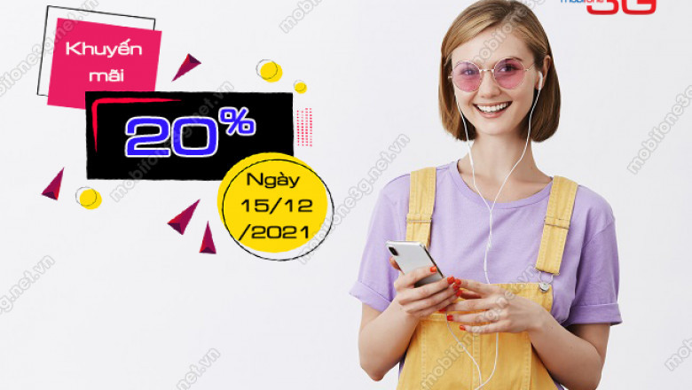 MobiFone uu dai nap the toan quoc ngay 15/12/2021