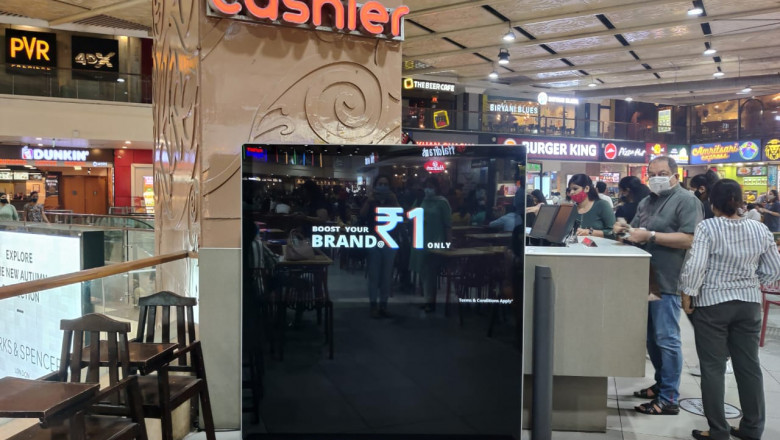 Digital outdoor advertisement ( DOA ) services in Malls