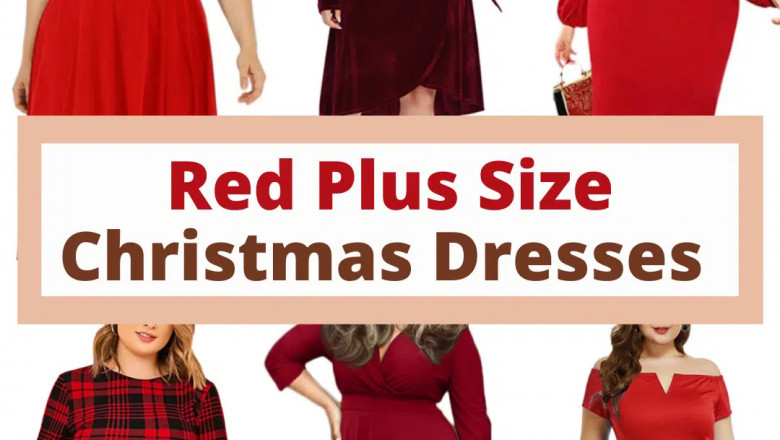 The 10 Christmas Best Red Plus Size Dress for Women on Amazon
