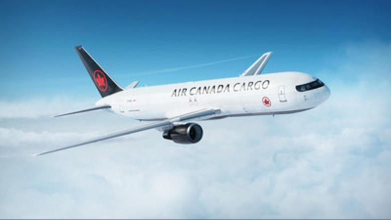 Boeing 767-300ER by Air Canada Cargo began early operations to support supply chain