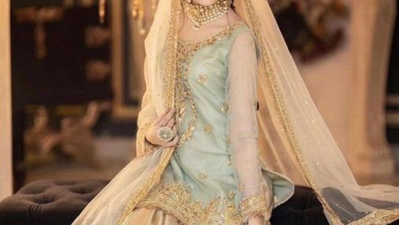 Embroidered Masuri Bridal Suit