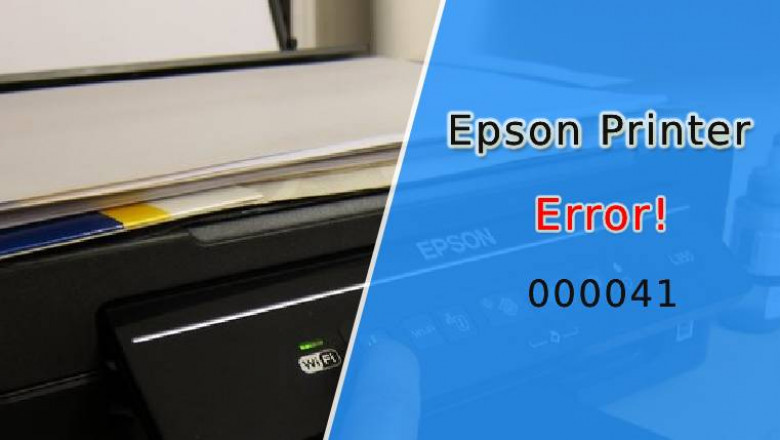 Epson Printer Error Code 00041