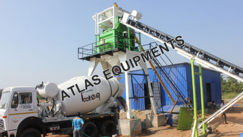 Stationary Concrete Plant in Karnataka – Atlas Technologies Pvt. Ltd.