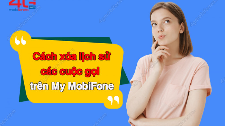 Xoa lich su cuoc goi tren my mobifone