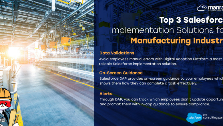Benefits of Salesforce CRM in Manufacturing Industry
