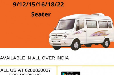 Luxury Tempo traveller on rent in Lucknow -Chiku Cab