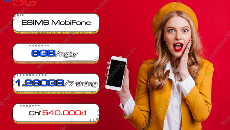 Dang ky goi esim6 mobifone thang khuyen mai 6gb ngay