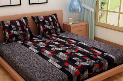 Dream Care 120 TC 100% Pure Cotton Double Bedsheet