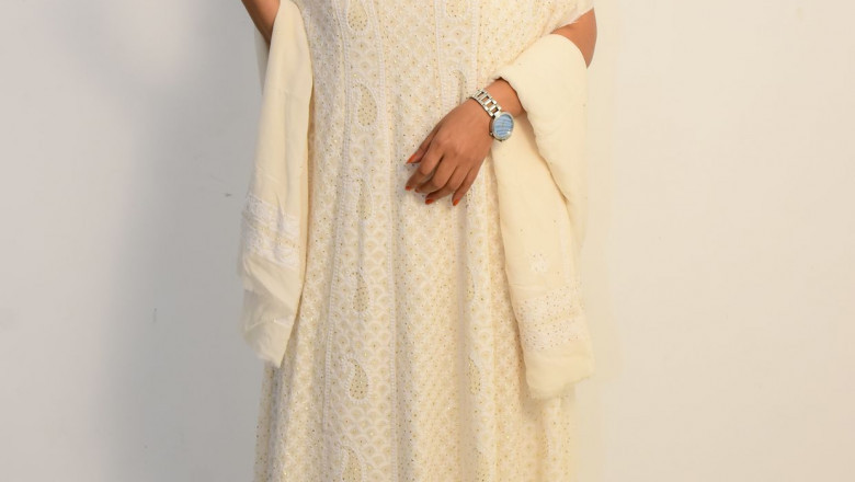 Find out about Lucknowi chikan suit Latest designs and more embroidery options