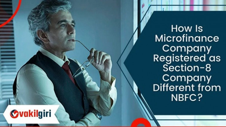 How Is Microfinance Company Registered As Section-8 Company Different From NBFC?