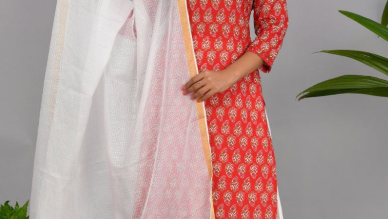 Top best traditional kurtis and pajama collection for ladies