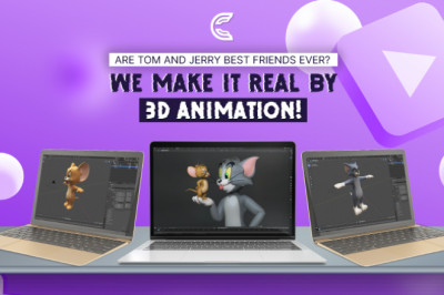 Are Tom and Jerry Best Friends Ever? We Make It Real By 3D Animation!