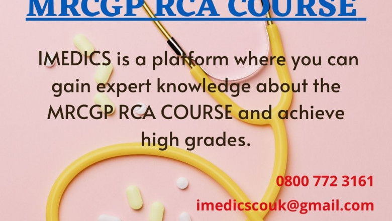 MRCGP RCA COURSE - IMEDICS