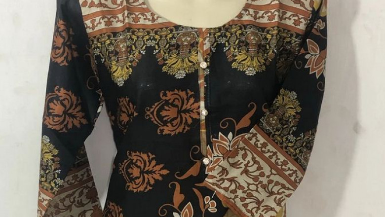 Printed Lawn Kurti