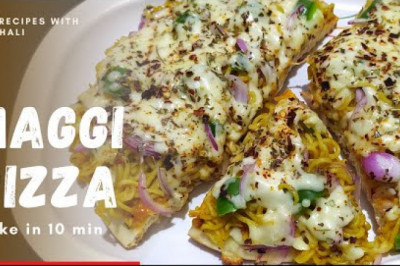 Cheese Maggi Pizza | No Oven Maggi Pizza | Cheese Burst Maggi Pizza