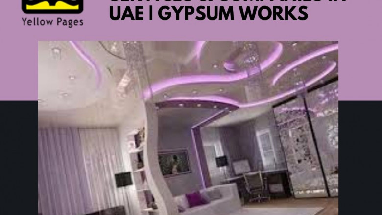 Gypsum Decoration Services & Companies in UAE | Gypsum Works