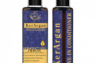 Just Peachy Kerargan and Vitamin E Leave in Moisture Spray Conditioner