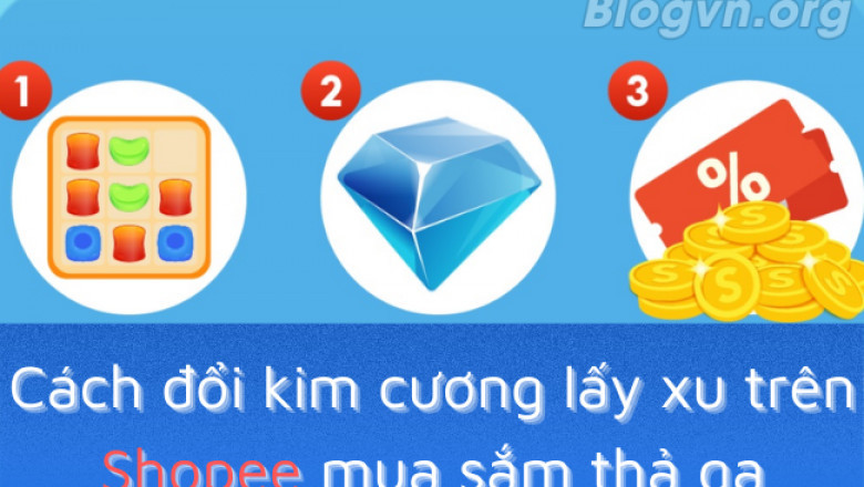 Cach doi kiem cuong lay xu tren shopee mua sam