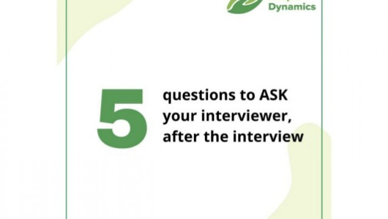 5 questions to ask your interviewer after the interview