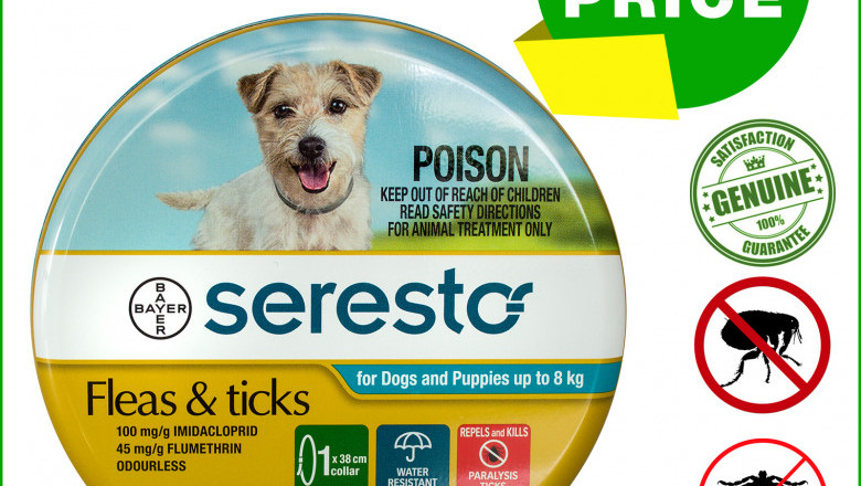 SERESTO Collar BLUE for Dogs Under 8 Kg Tick and Flea Control