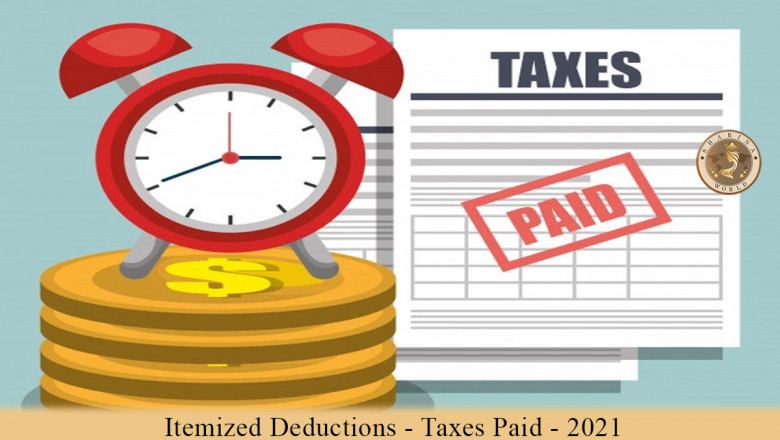 Itemized Deductions - Taxes Paid -2021 - CPA Clinics