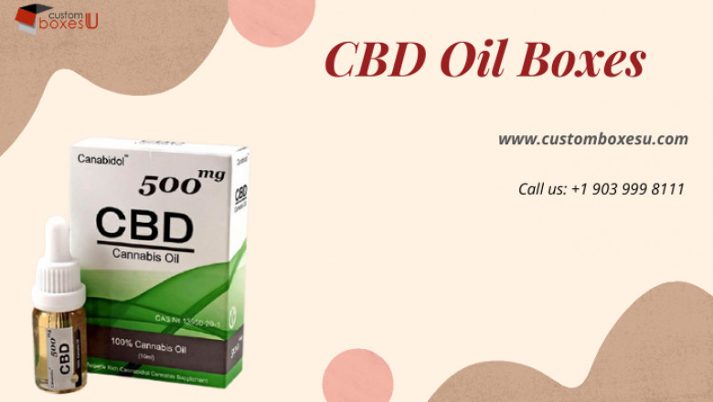Splendid CBD Oil Boxes in different design