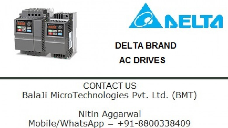 DELTA AC DRIVES FOR INDUSTRIAL AUTOMATION