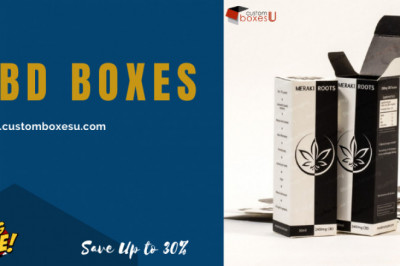 Modish design ideas for CBD Boxes