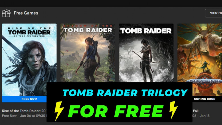 Tomb Raider Definitive Survivor Trilogy Free on Epic Games