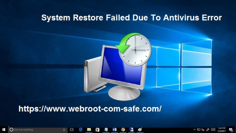 What is the Method to Fix If System Restore Failed Due To Antivirus Error?