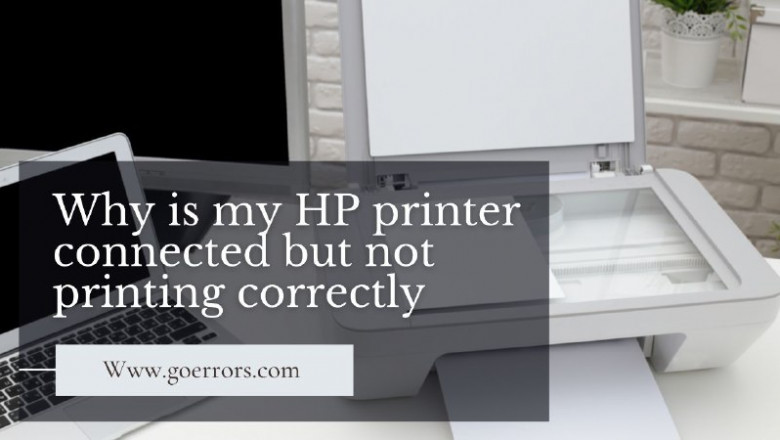 How to fix Hp wireless printer connected but not printing?