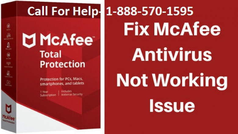 McAfee antivirus not working properly