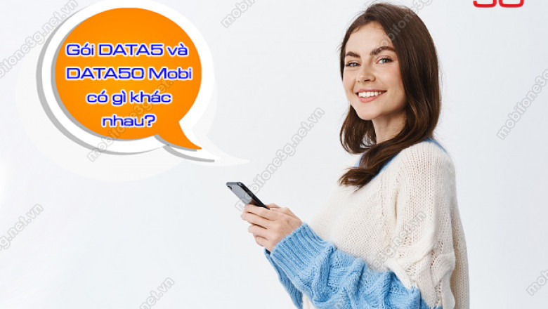 Goi DATA5 và DATA50 MobiFone