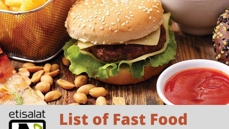 List of Fast Food Restaurants in UAE