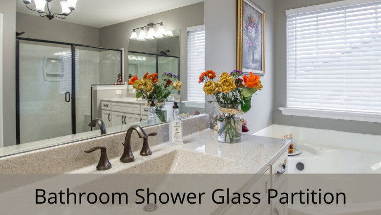 Bathroom Shower Glass Partition in Bangalore