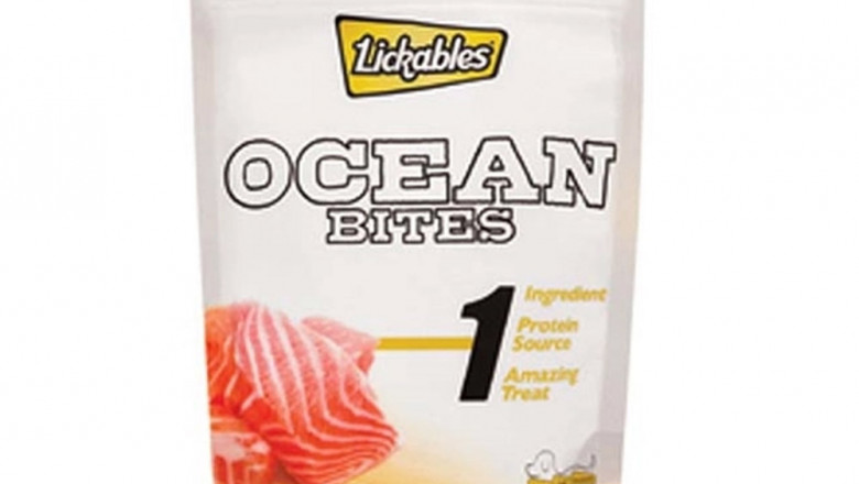 Lickables 1 Ocean Bites Dog Treats 100 Gms | DiscountPetCare