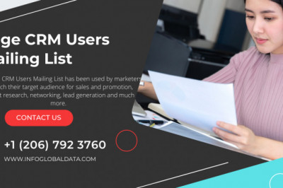 InfoGlobalData has released a highly targeted Sage CRM user mailing list for successful marketing campaigns