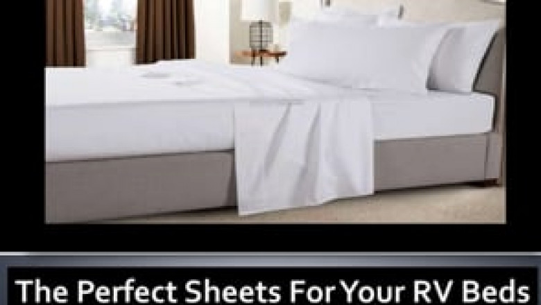 The Perfect Sheets For Your RV Beds