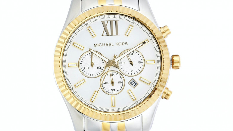 Buy Michael Kors Lexington Two Tone Watch for Men Online from The Collective