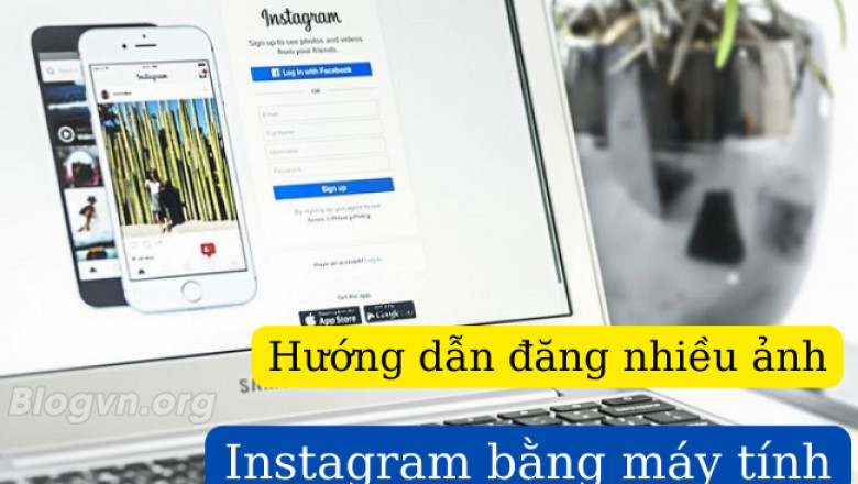 Cach dang nhieu anh len instagram