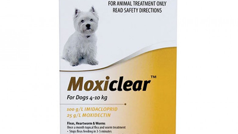Buy Moxiclear for Small Dogs 4-10 Kg Apricot 3 Pack