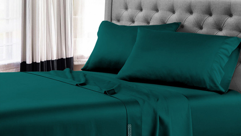 Comfy life & Amazing Quality Teal Bed Sheets