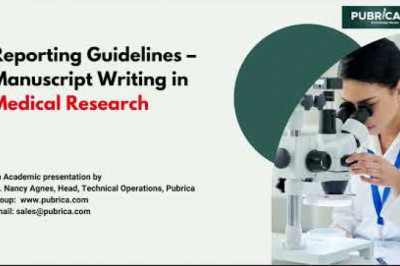 Reporting guidelines – Manuscript Writing in Medical Research – Pubrica