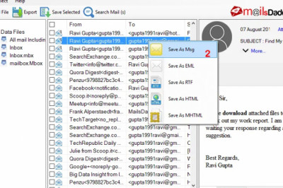 How to view MBOX file in a few clicks?