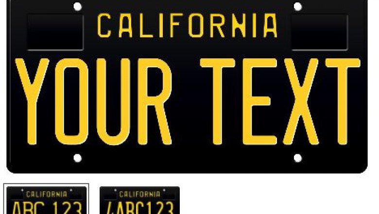 1983 California License Plate