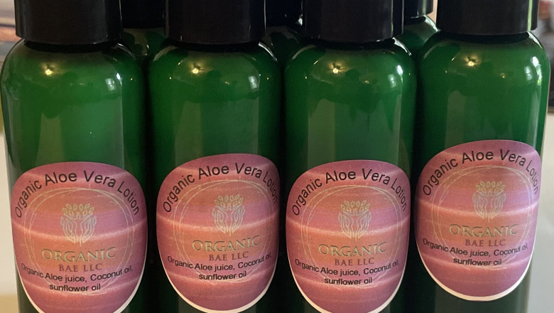 Organic Aloe Vera Lotion
